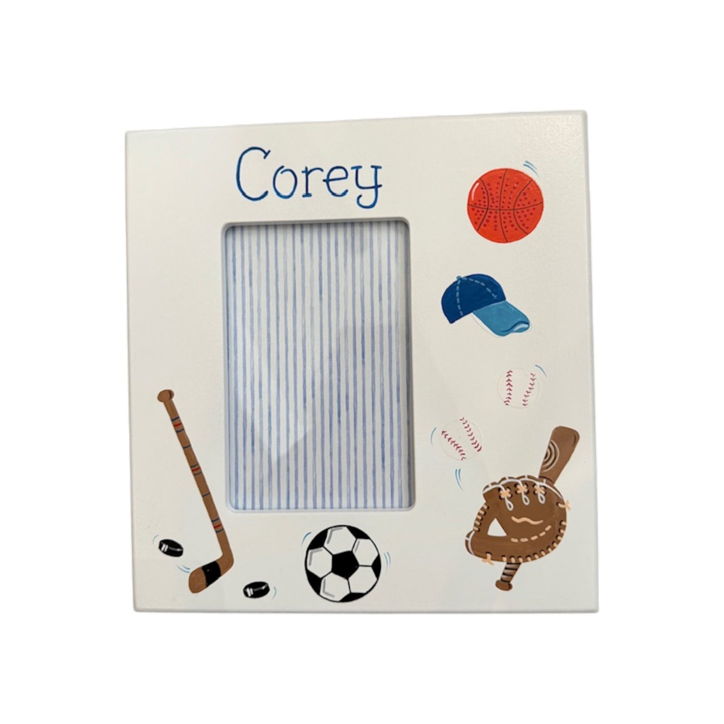 Corey All  Sports Theme Personalized  Picture Frame