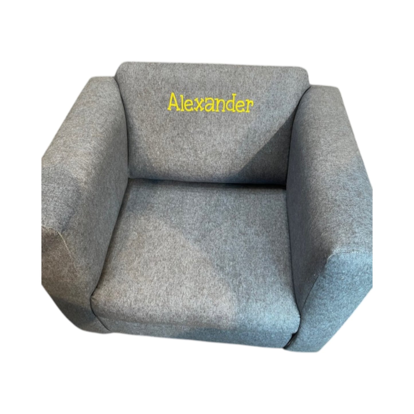 Alexander Denim Club Chair