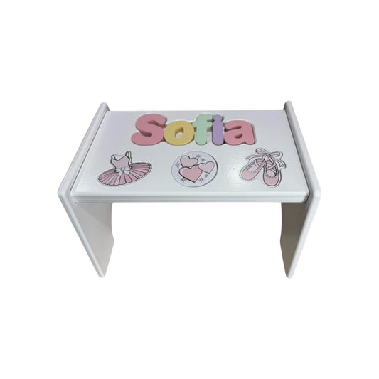 Sofia  Ballerina Theme Puzzle Stool