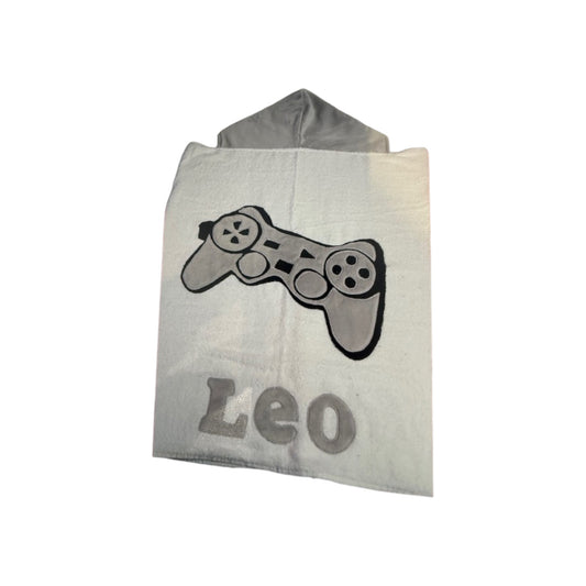 Leo Minky Gamer Design Hooded Towel