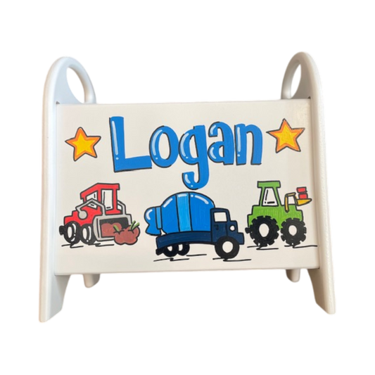 Logan Trucks Theme Book Rack