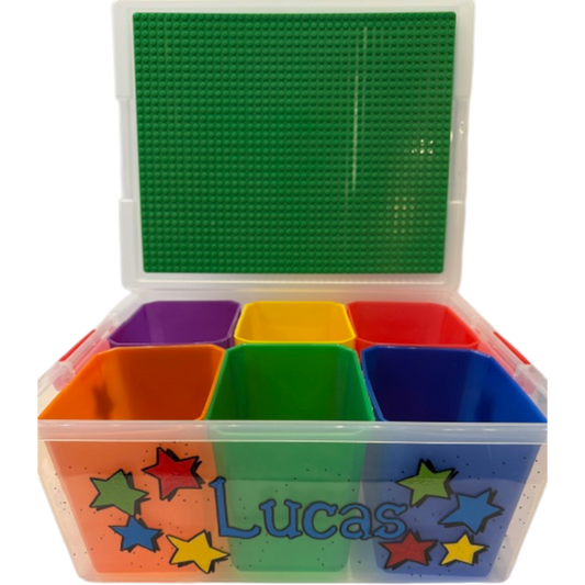 Lucas Lego Top Personalized Storage Box