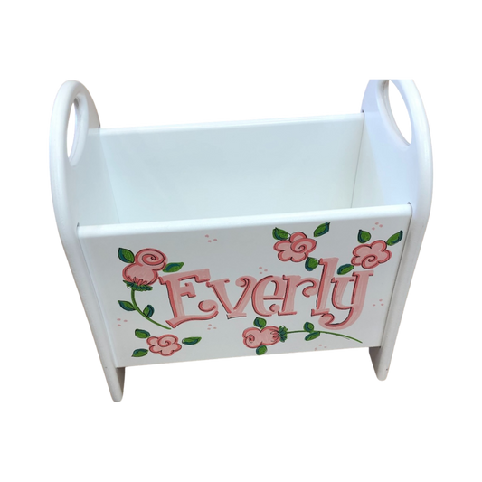 Everly Flowers Theme Book Rack