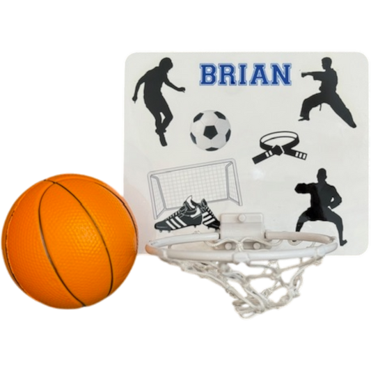 Brian Personalized Mini Basketball Hoop