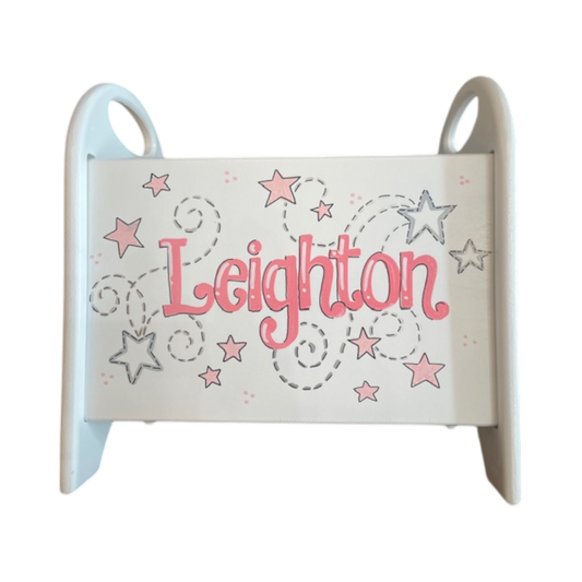 Leighton Stars and Swirls Theme Book Rack