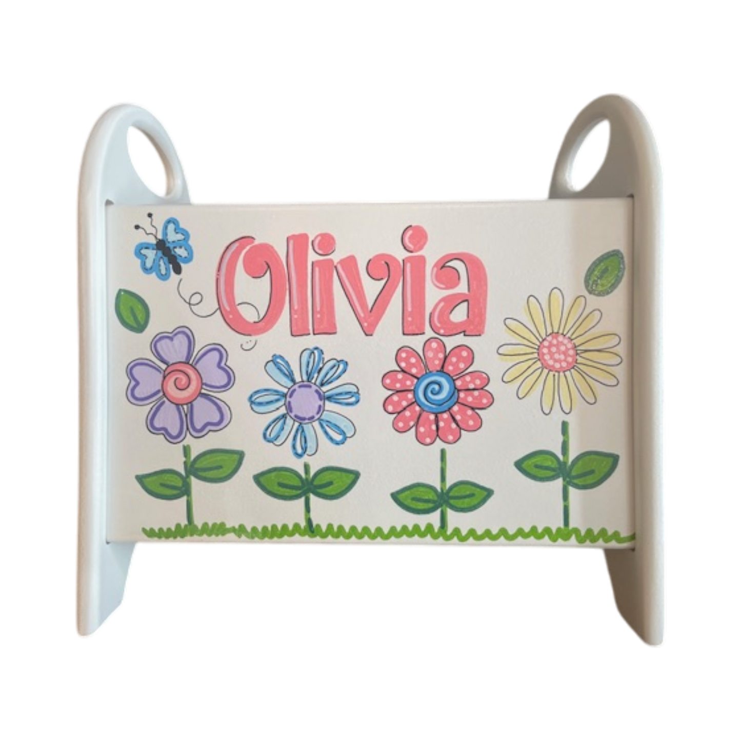 Olivia Flowers Theme Book Rack