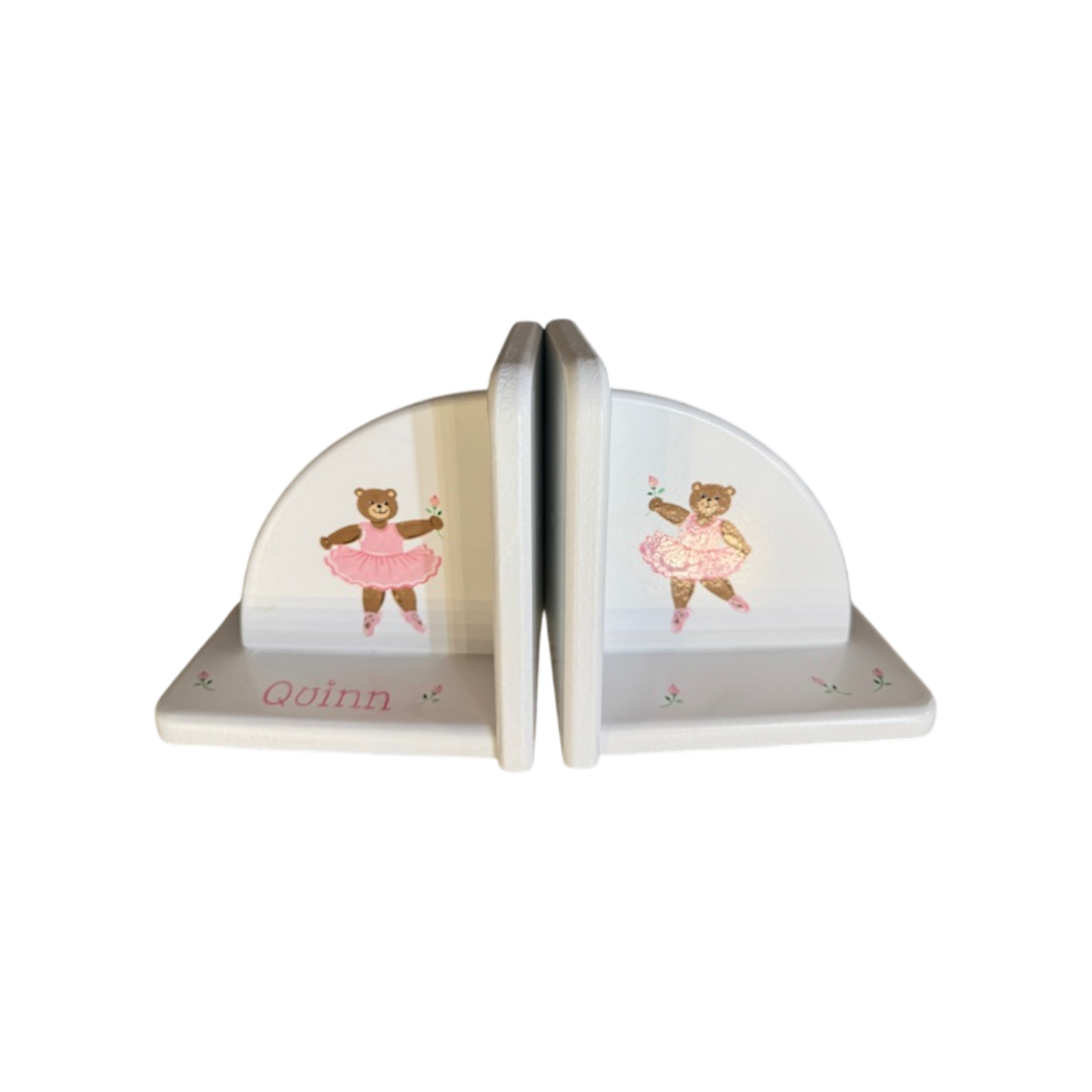 Quinn Ballerina Bear Design  Book Ends