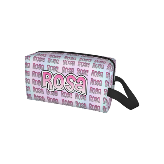 Rosa Pink Personalized Toiletry Bag