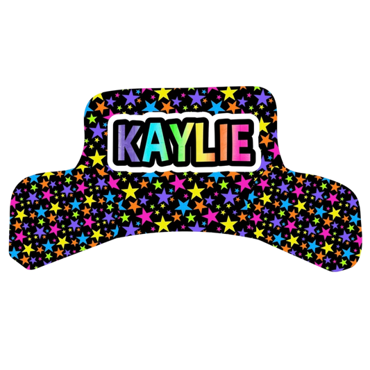 Kaylee Multi  Color Stars Personalized Backrest