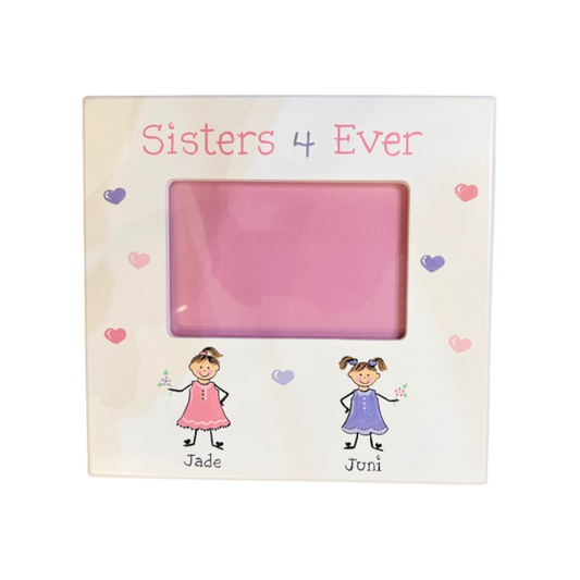Sisters 4 Ever Personalize Picture Frame