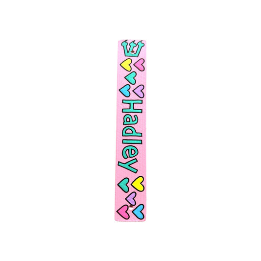 Hadley Hearts Theme Personalized Mezuzzah