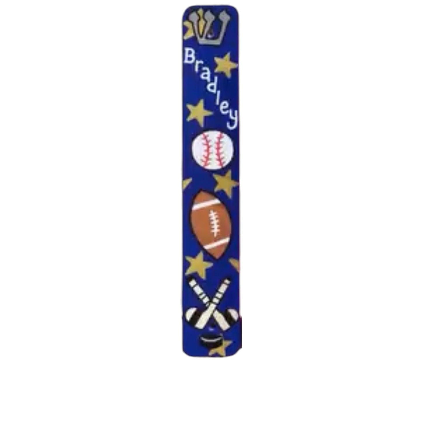 Bradley Sports Theme Personalized Mezuzzah