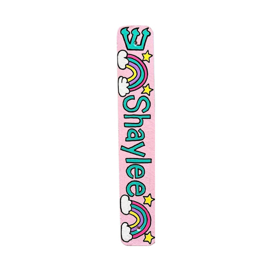 Shaylee Rainbows Personalize Mezuzzah