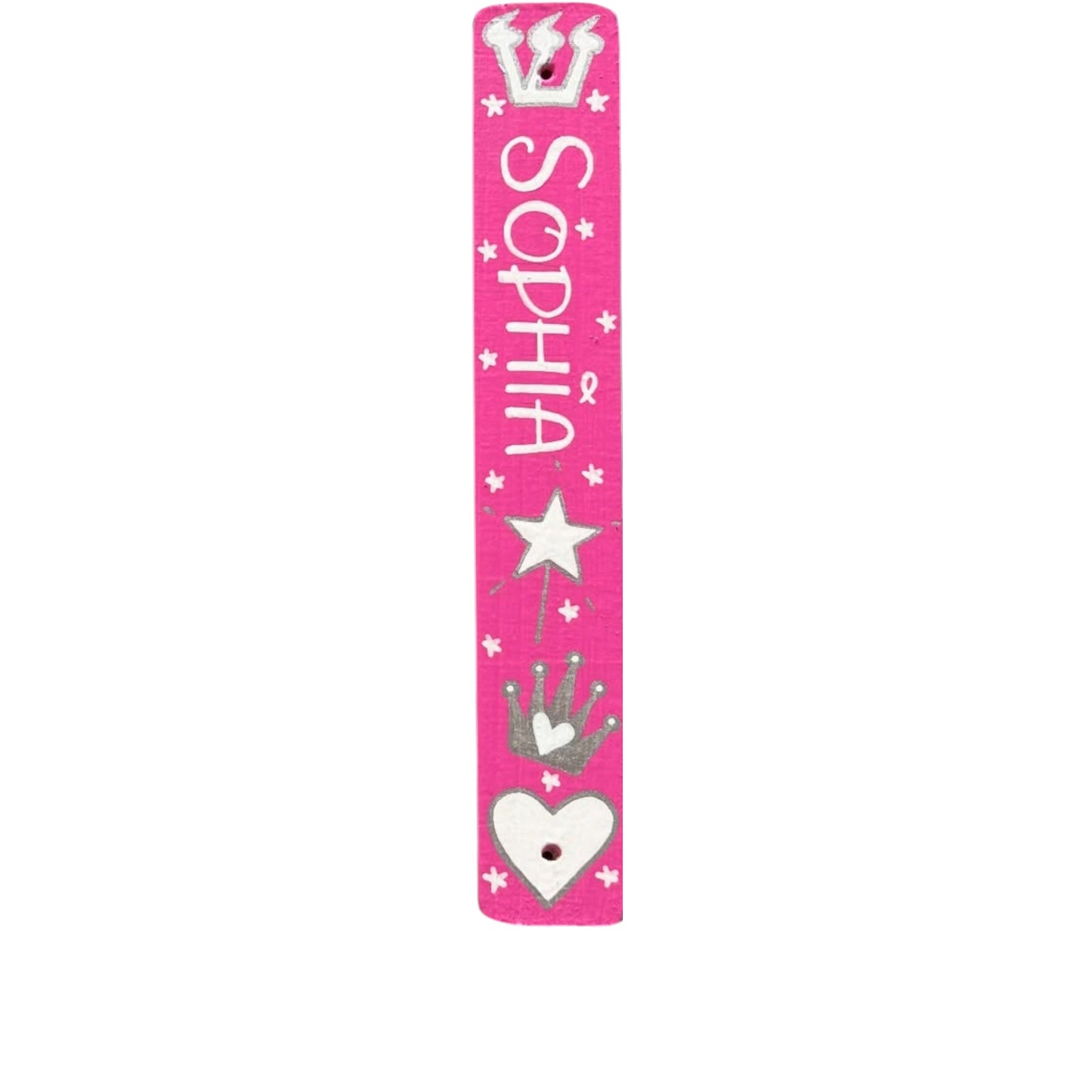 Sophia Princess/Heart Theme Personalized Mezuzzah