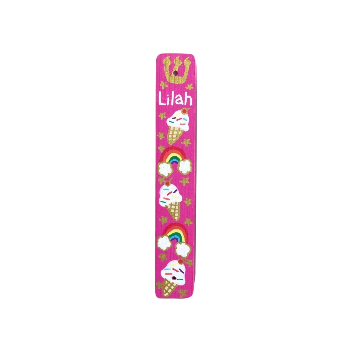 Lilah Ice Cream Cones//Rainbows  Personalized Meuzzah