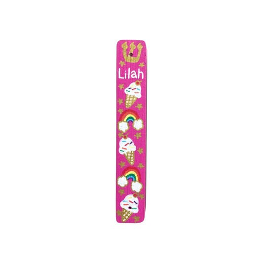 Lilah Ice Cream Cones//Rainbows  Personalized Meuzzah