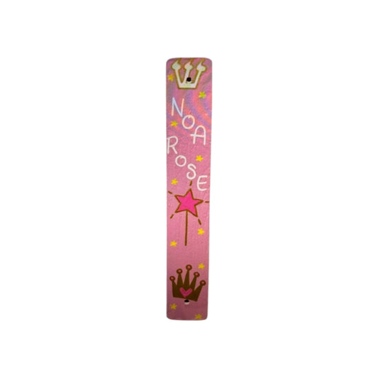 Noa Princess Theme Personalized  Mezuzzah