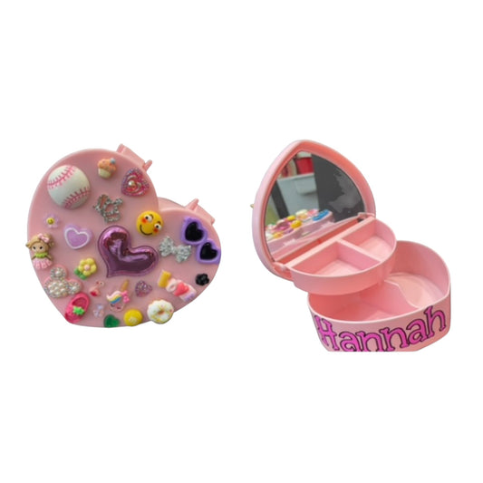 Hannah Heart Charms Jewlery Box