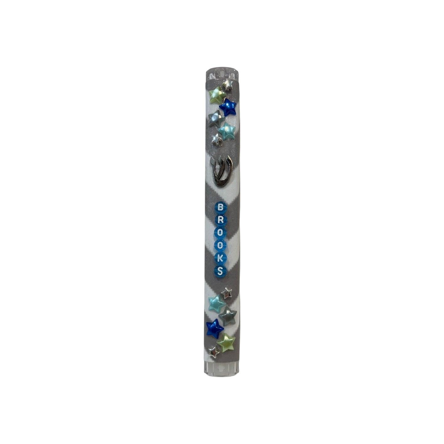 Brooks Stars 3D Theme Personalized Mezuzzah