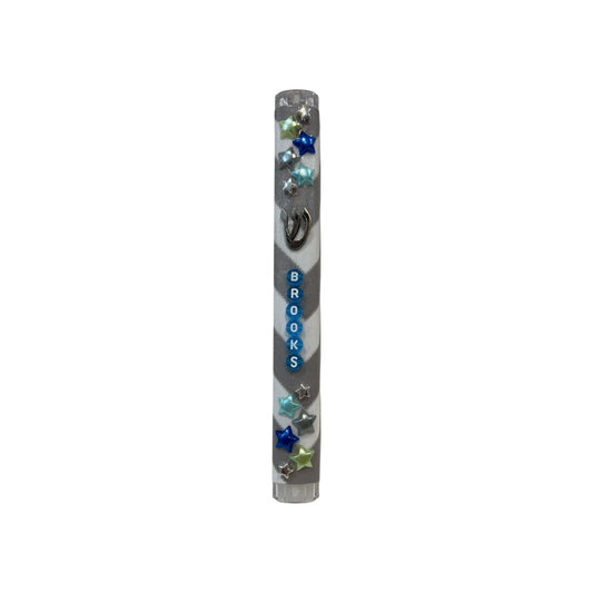 Brooks Stars 3D Theme Personalized Mezuzzah