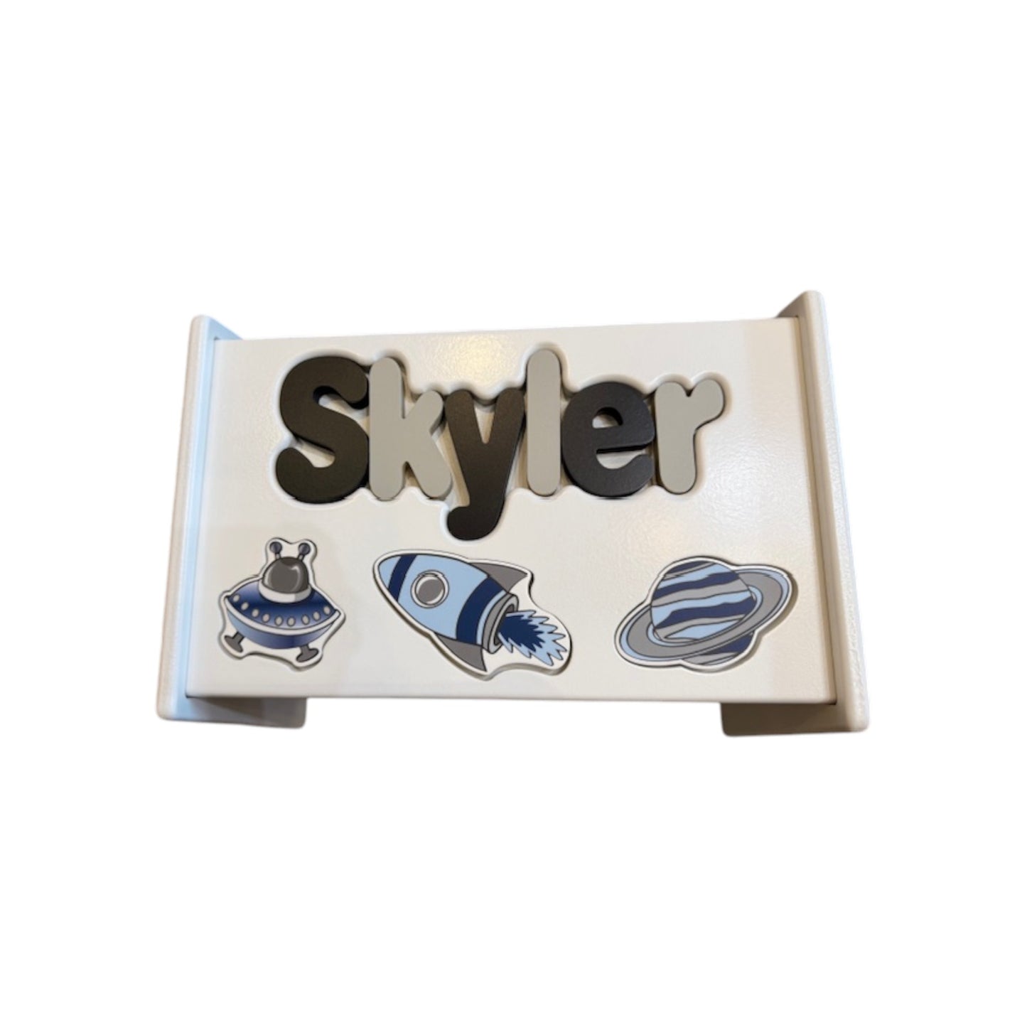 Skyler Space Theme Puzzle Stool