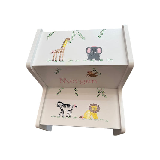 Morgan Animals Theme 2 Step Up Stool