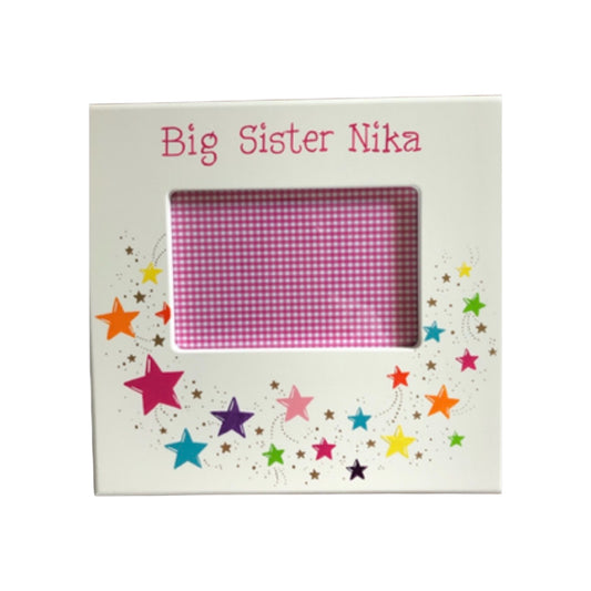 Big Sister Nika Multi Stars Theme Picture Frame