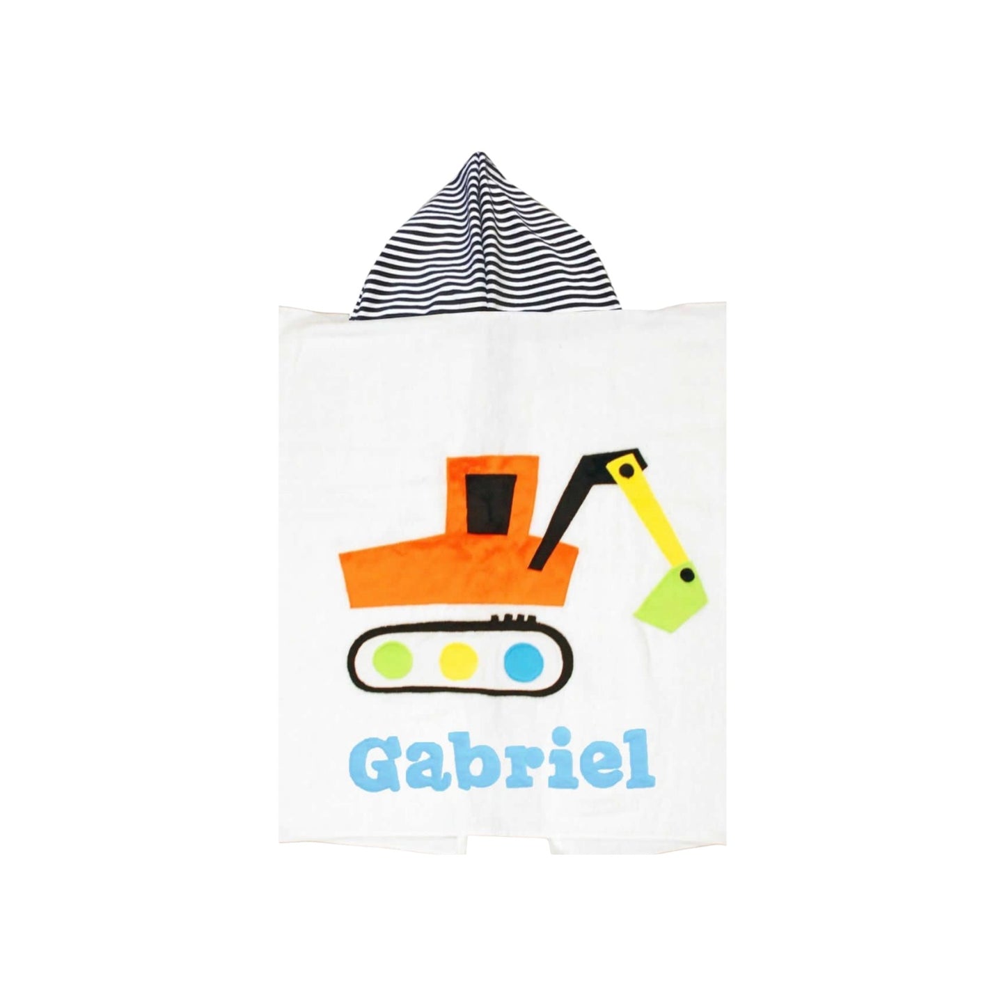 Gabriel Minky Digger Design Hooded Towels