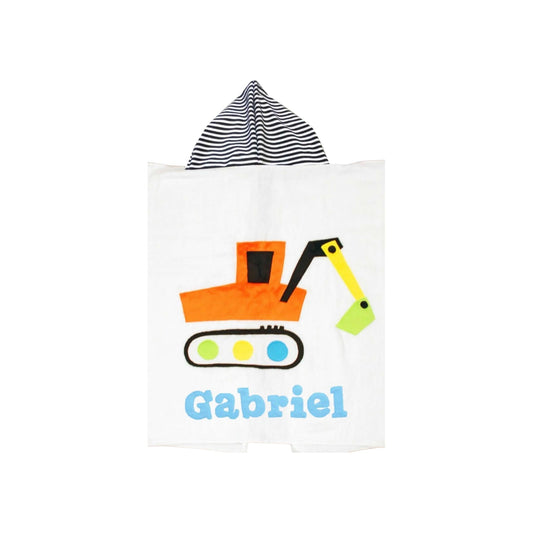 Gabriel Minky Digger Design Hooded Towels