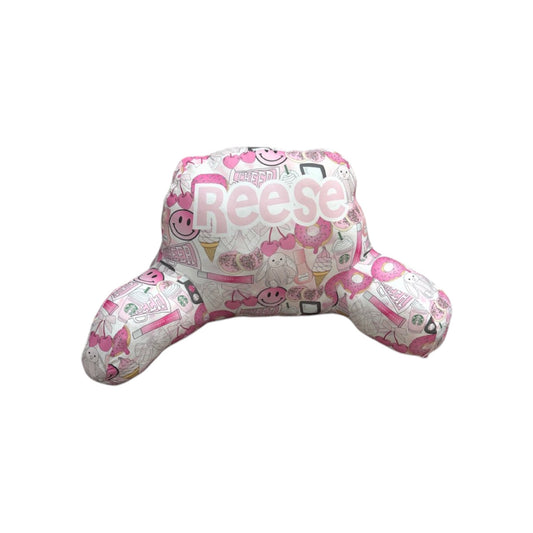 Reese MakeUp/Food/Smiley Faces Theme Backrest