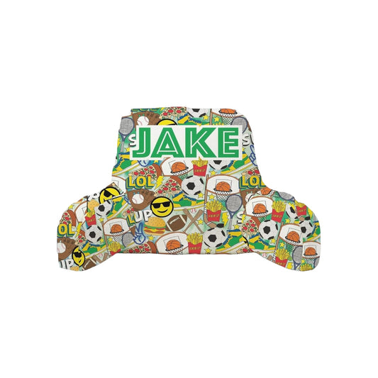 Jake Basketball,Soccer,Tennis,Baseball Theme Backrest