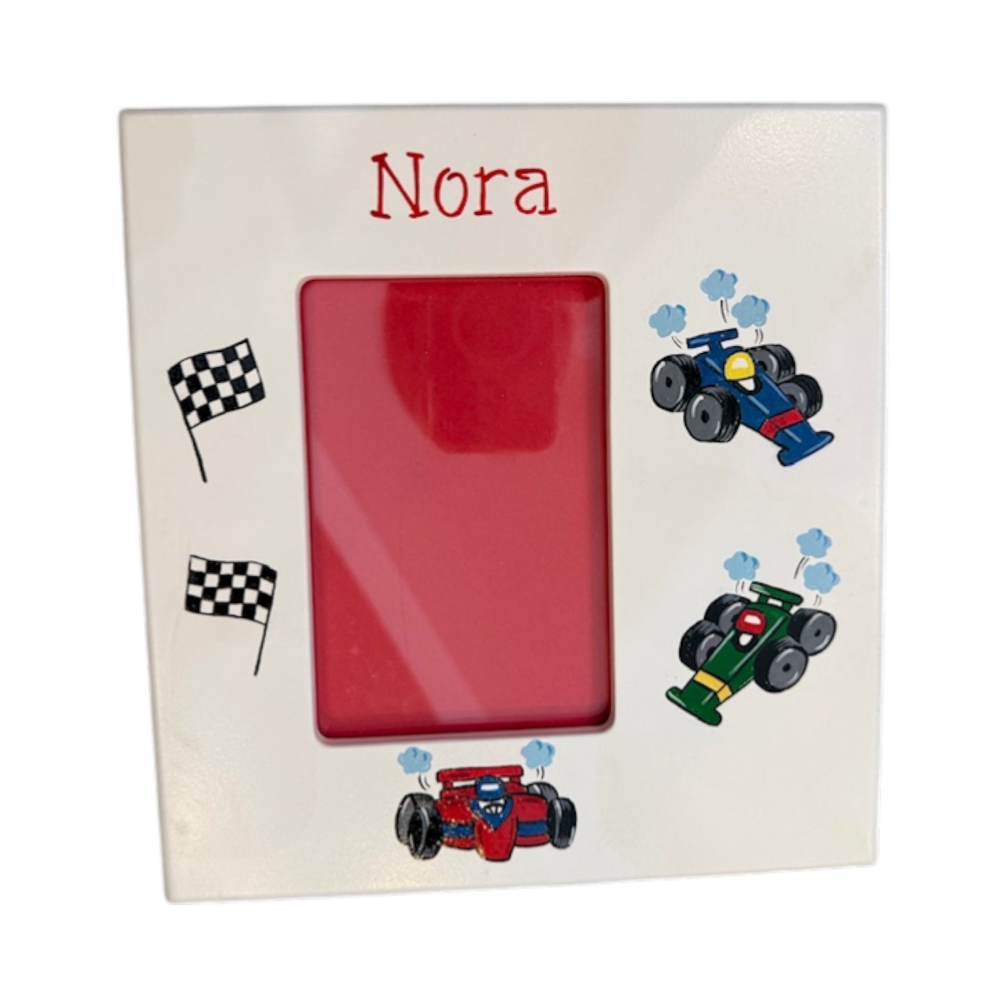 Nora Racing Cars Theme Picture  Frame
