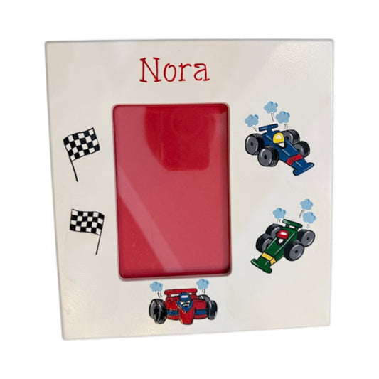 Nora Racing Cars Theme Picture  Frame