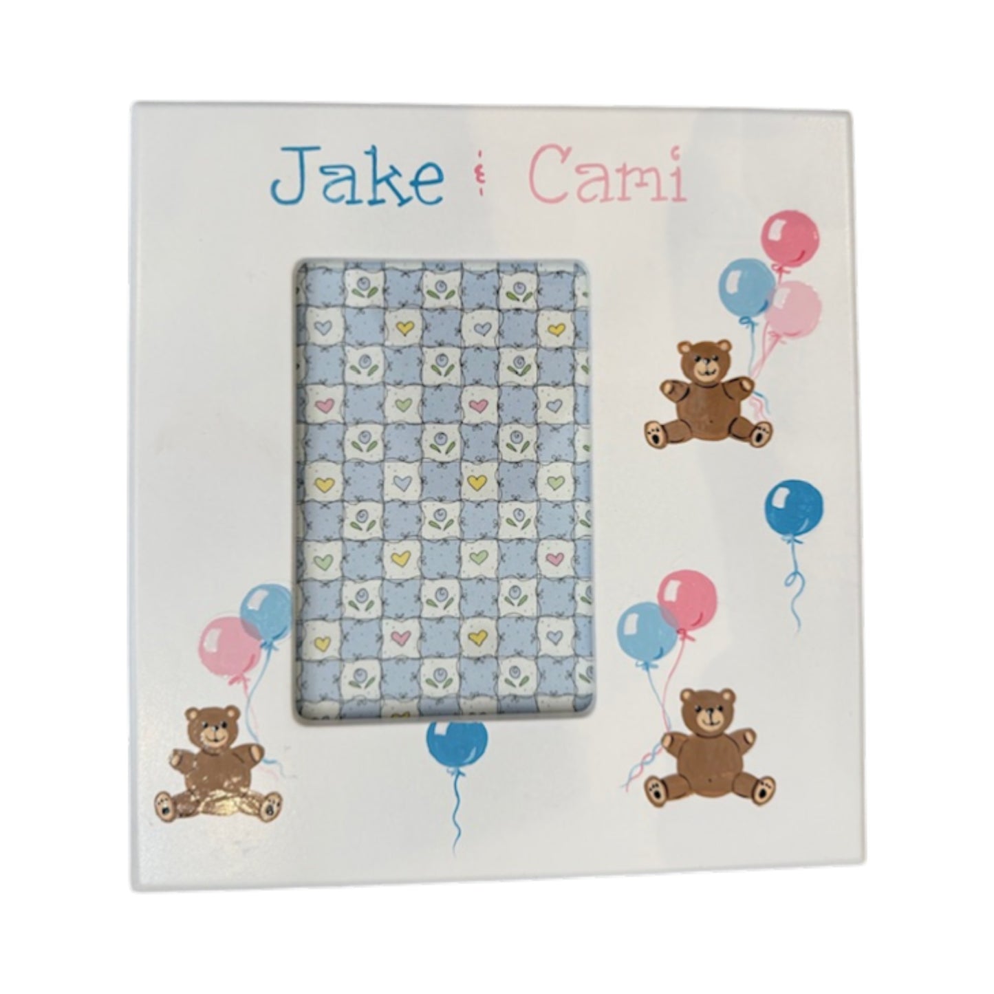 Jake & Cami Teddy Bears Theme Picture Frame