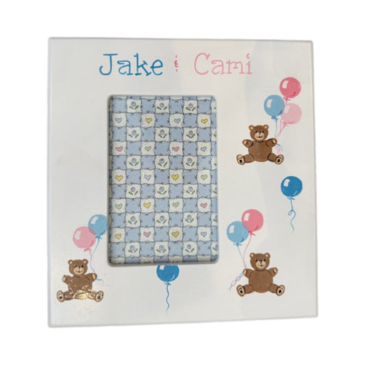 Jake & Cami Teddy Bears Theme Picture Frame