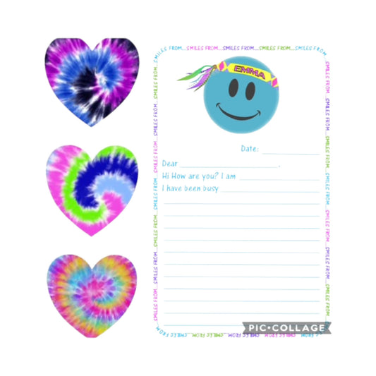 Emma Smiles Happy Face Design Stationery