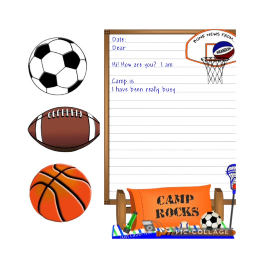 Sports Design Camp Stationery