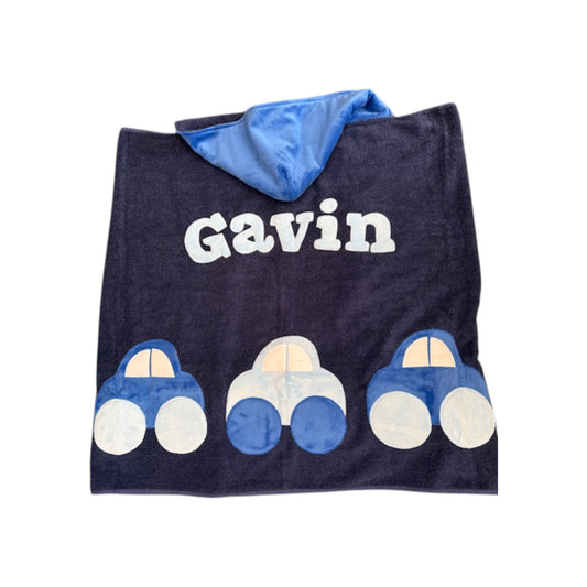 Gavin Minky Cars Design Hooded Towel