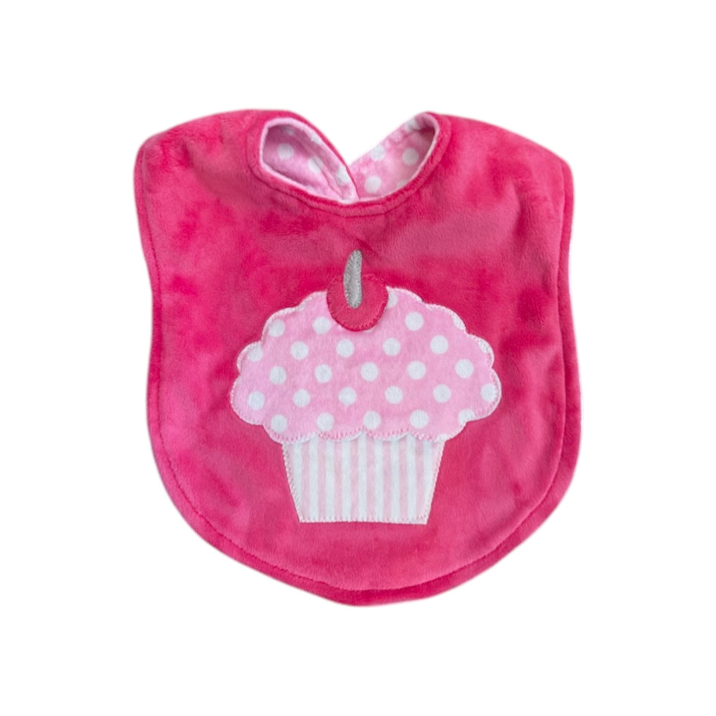 Cupcake Design Minky Bib