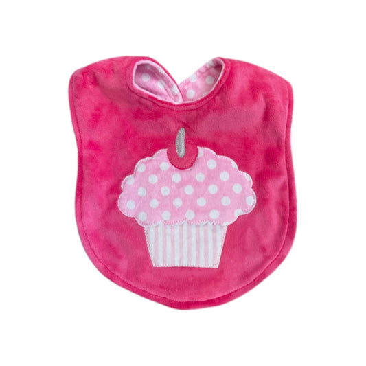 Cupcake Design Minky Bib