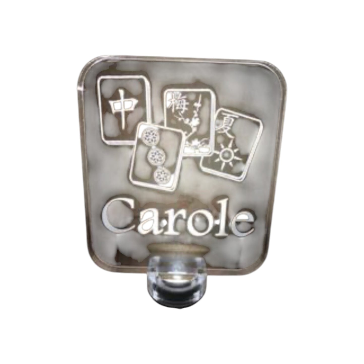 Carol Mah Jongg Lucite Night Light