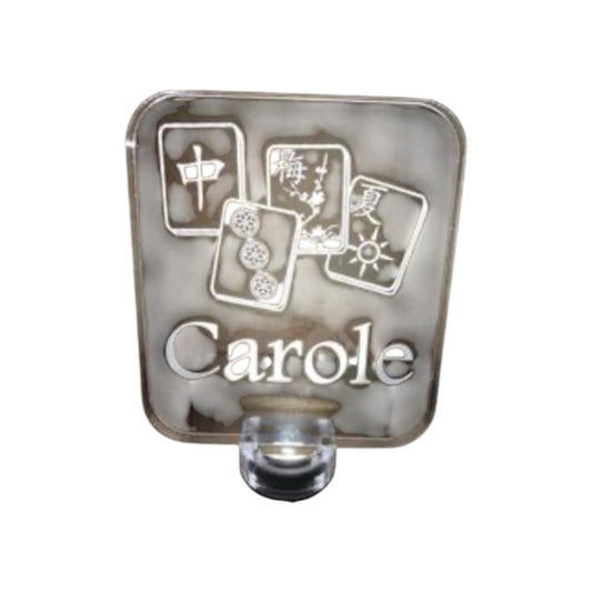 Carol Mah Jongg Lucite Night Light