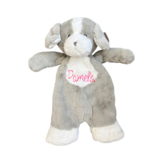 Pamela Personalized Grey Dog Lovie