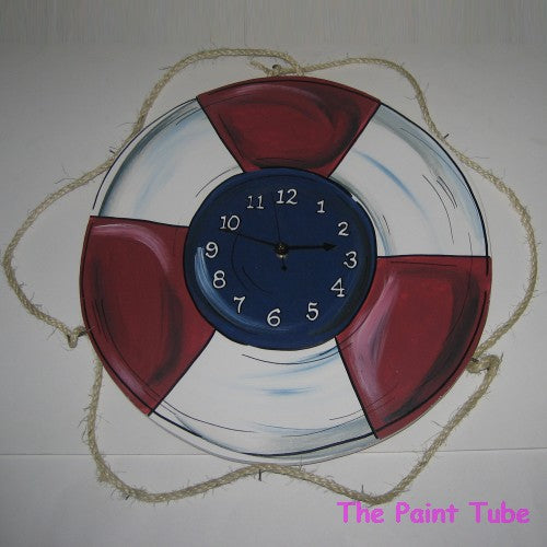 Life Preserver/Rope  Shaped Clock