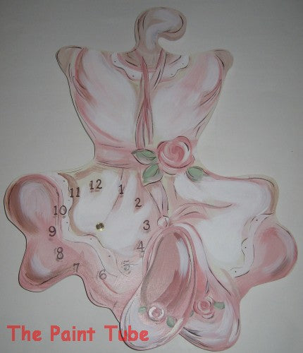 Ballerina  Dress/Shoes Clock