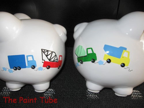Truck Design Ceramic Piggy Bank