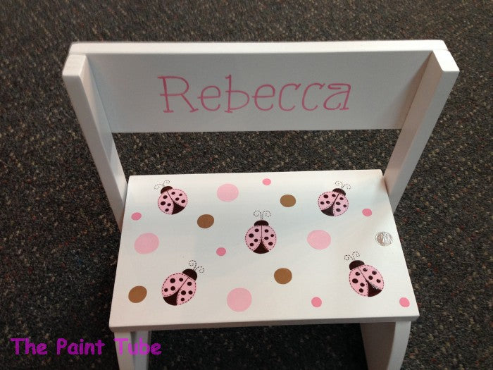 Rebecca Ladybugs Theme Stepstool
