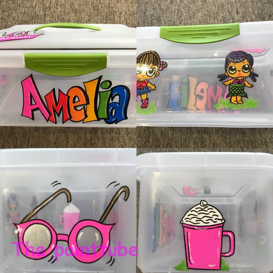 Amelia LOL Theme Storage Box with Handle