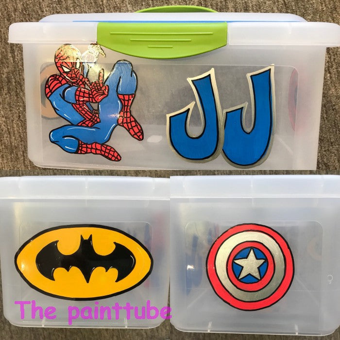 JJ Super Power Theme Storage Boxwith Handle