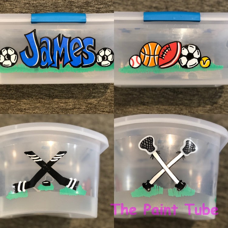 James Sports Design Storage  Box with Handle